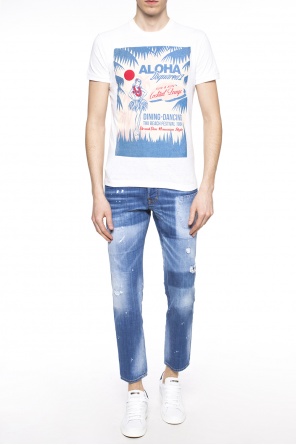T-shirt with logo print, zdjęcie 2 T-shirt with logo print od Dsquared2